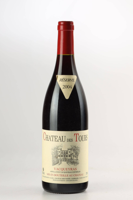 CHÂTEAU DES TOURS Vacqueyras 2004